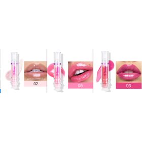 New Tube Lip Rich Lip Color Slightly Spicy Lip Honey Lip Glass Mirror Face Lip Mirror Liquid Lipstick (Option: Set4)