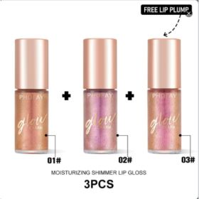 PHOFAY Moisturizing Shimmer Lip Gloss (Option: Set4)