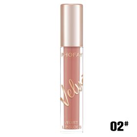PHOFAY Velvet Lip Gloss (Option: 02)