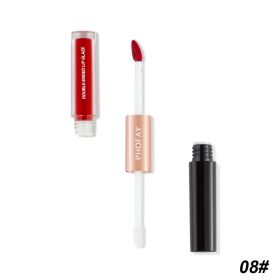 CL021 Double Head Non-stick Cup Lip Gloss (Option: 08)