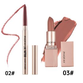 PHOFAY Matte Lipstick (Option: Set1)