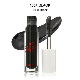 Solid Jelly Lipstick Crystal Lip Balm Water Wave Mirror Lip Gloss Long Lasting Moisturizing Lip Glaze Lip Care Makeup (Option: 106BLACK)