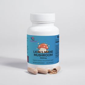 Lions Mane Mushroom Supplement Cognitive Support, Focus, Mood Boost, And Recovery For Athletes (Option: LIONS MANE MUSHROOM)