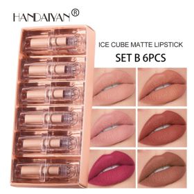 Ice Lipstick Set Of 6 Pieces (Option: B)