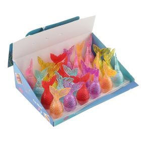 24 Mermaid Travel Size Lip Balms Daily Moisturizing Formula,Self-pickup Only (Option: 24sticks)