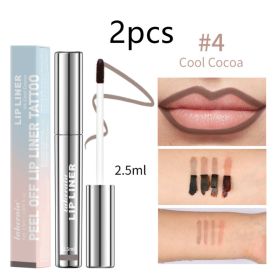 Matte Finish No Stain On Cup Hook Line Lip Stick (Option: 2.5ml-Set6)
