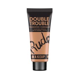 RUDE Double Trouble Foundation + Concealer (Color: Suede 15)