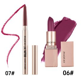 PHOFAY Matte Lipstick (Option: Set4)