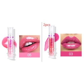 New Tube Lip Rich Lip Color Slightly Spicy Lip Honey Lip Glass Mirror Face Lip Mirror Liquid Lipstick (Option: Set15)